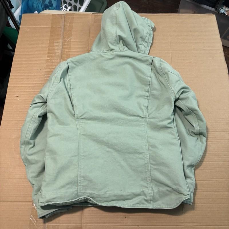 Carhartt Jacket Women's XS Coastline Green Sandstone Sherpa Lined