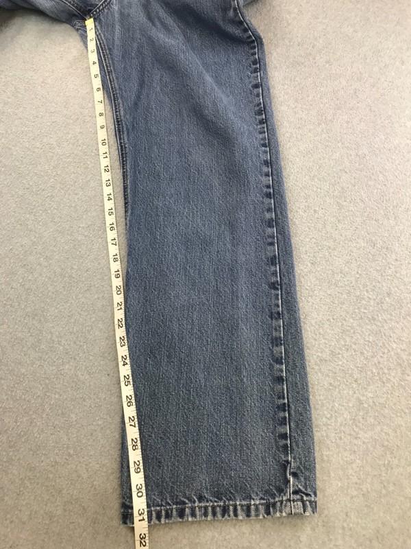 Carhartt Jeans Womens 16x32 Blue Denim Relaxed Fit Workwear Straight Leg Pants