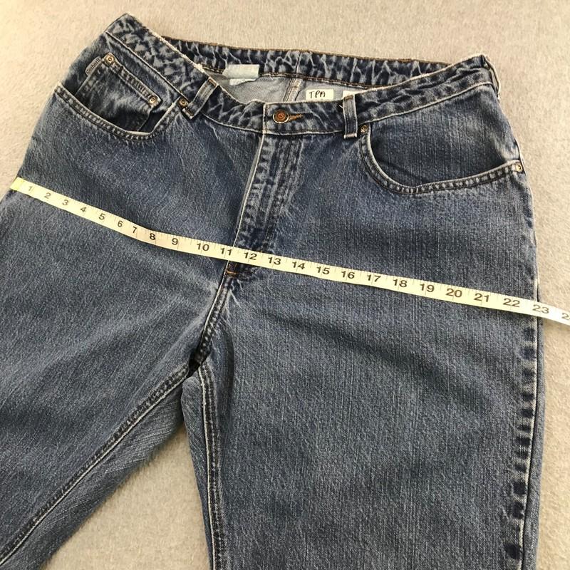 Carhartt Jeans Womens 16x32 Blue Denim Relaxed Fit Workwear Straight Leg Pants