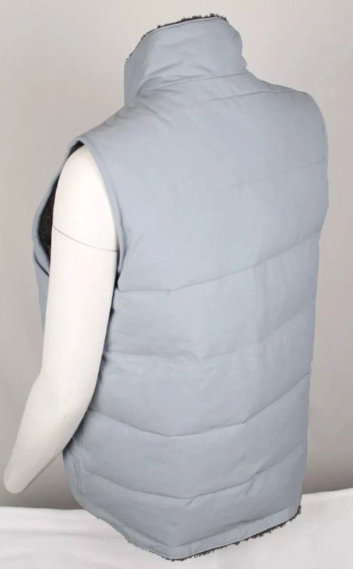 Carhartt Women's Montana Puffer Vest Insulated Reversible Sherpa Light Blue