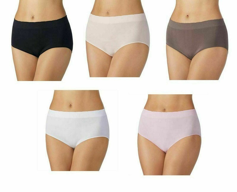 CAROLE HOCHMAN Women's Seamless Brief 5 Pack Of Underwear C41