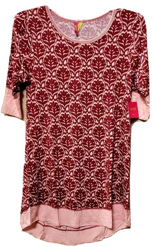 Catherine Malandrino Women's Pajama Catherine Malandrino 3/4 Sleeve Sleep Shirt
