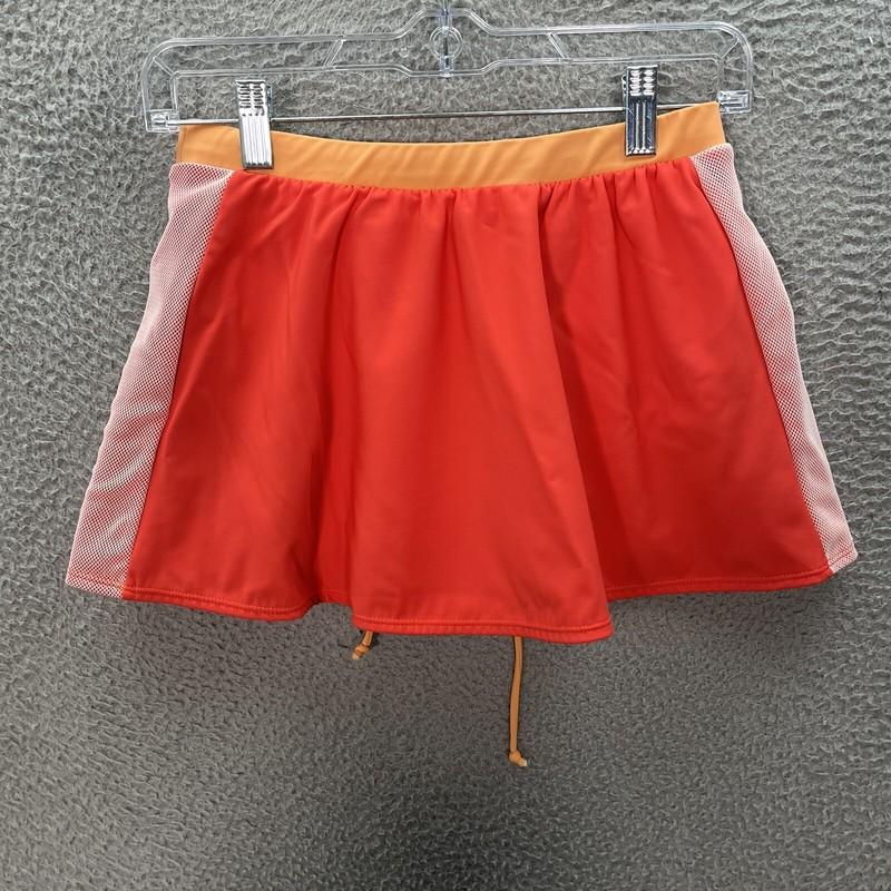Cazimi Swim Skirt Womens 10 Multicolor Skort Bottoms Pool Beach Swimming
