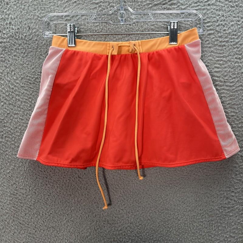 Cazimi Swim Skirt Womens 10 Multicolor Skort Bottoms Pool Beach Swimming