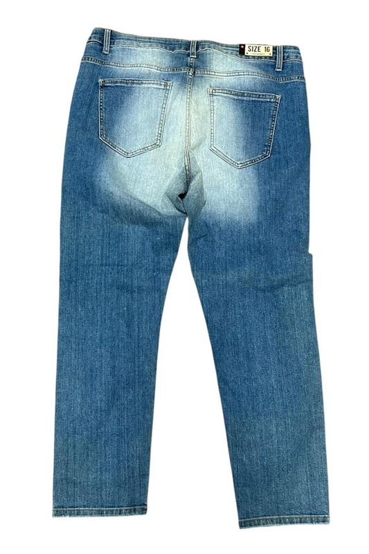 Cello Jeans Size 16 Skinny Boyfriend Distressed Straight NWT