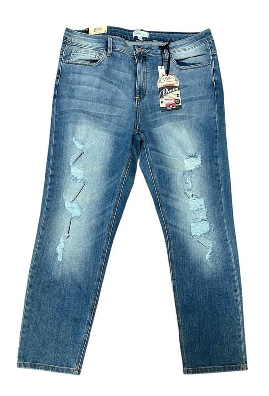 Cello Jeans Size 16 Skinny Boyfriend Distressed Straight NWT