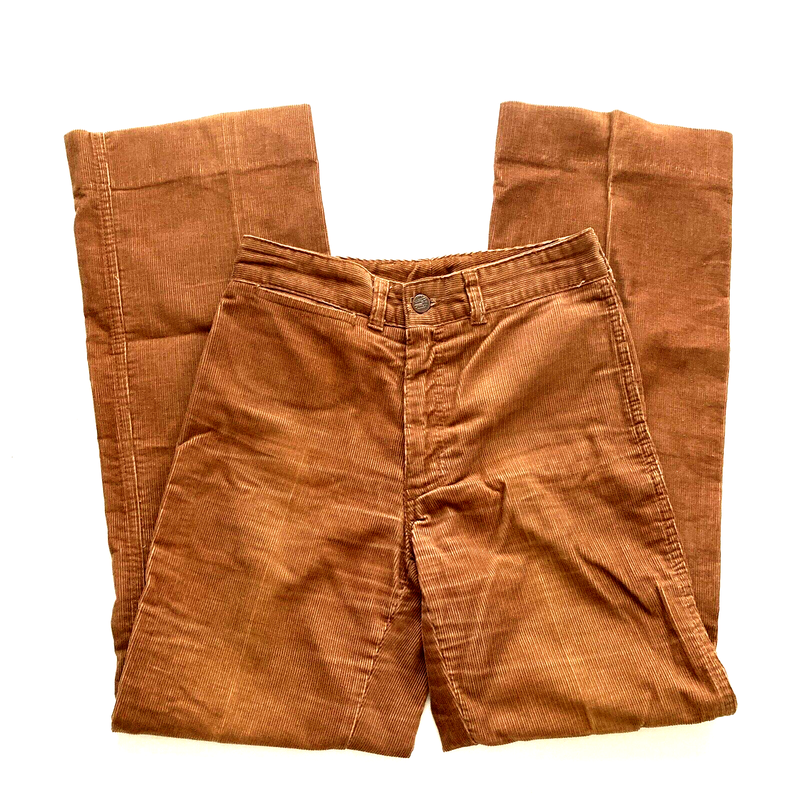Chemin de Fer Corduroy Pants Size 28XL Women's Pants Brown Cord Vintage Pants