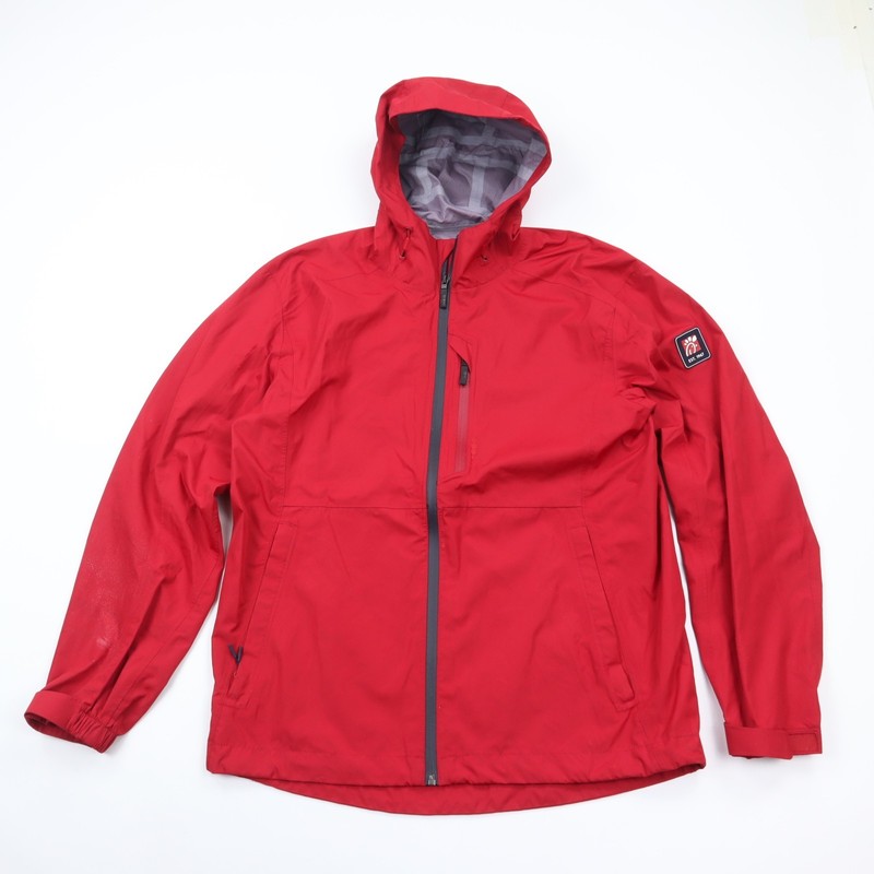 Chic Fil A Rain Jacket Medium Waterproof Breathable Team Style Red Hooded