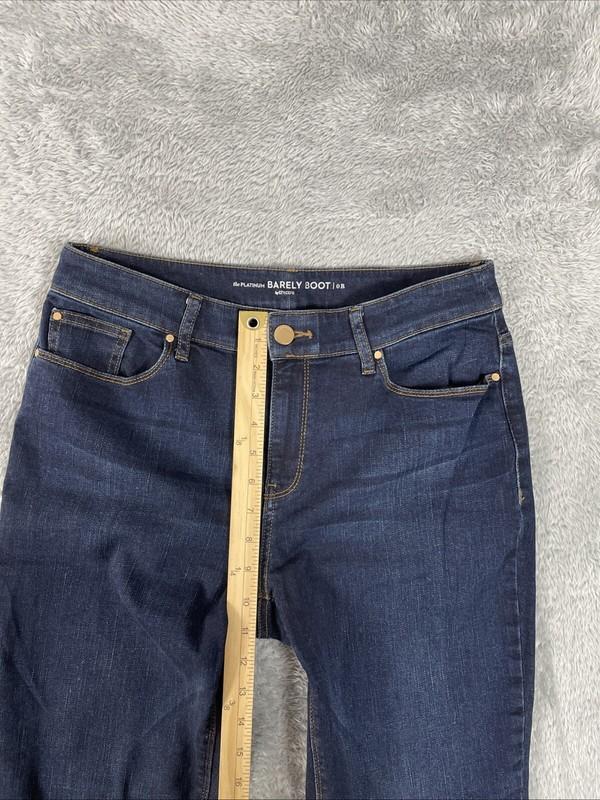 Chico's Jeans Women's 0r (US 4) Blue The Platinum Barely Boot Stretch Denim Pant
