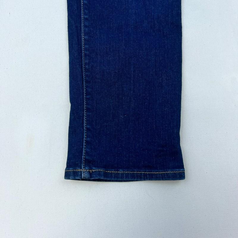 Chico’s Women’s Girlfriend Slim Leg Jeans Mid Rise Dark Wash Size 0R