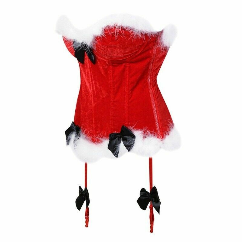 Christmas Corset With Garter Belt Trainer