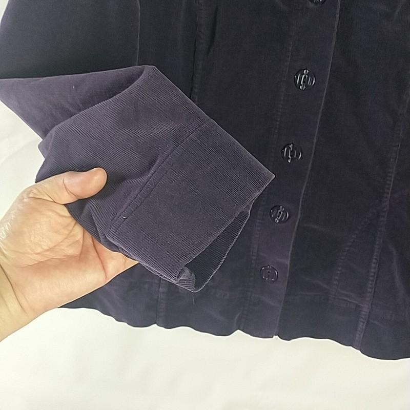 Christopher & Banks Women’s Size XL Trucker Jacket Purple Button Front