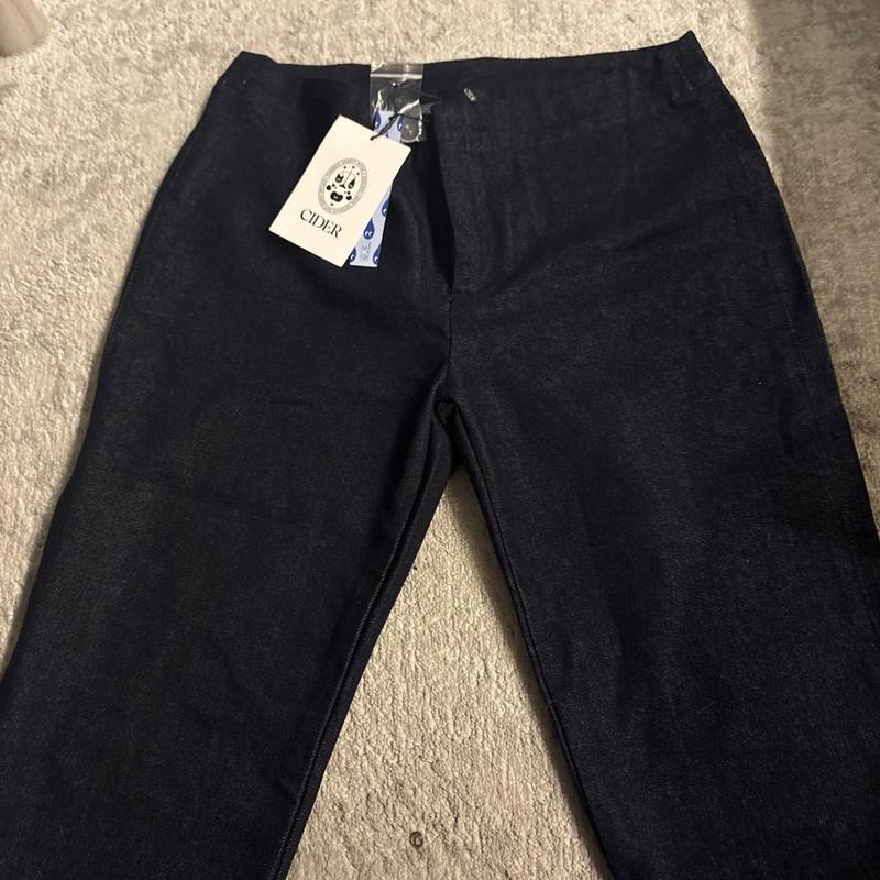 Cider Small Denim Capris New With Tags Dark Blue With Pockets