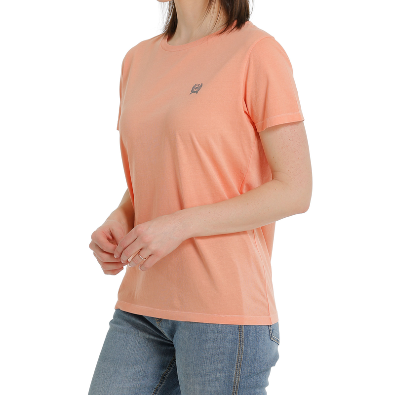 Cinch® Ladies Rodeo Brand Coral Short Sleeve T-Shirt MSK7901001