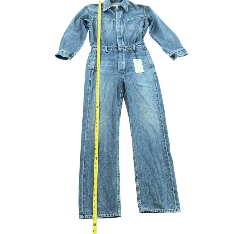 Citizens Of Humanity Solene Polished Jumpsuit In Phantom Denim Size 4 NWT
