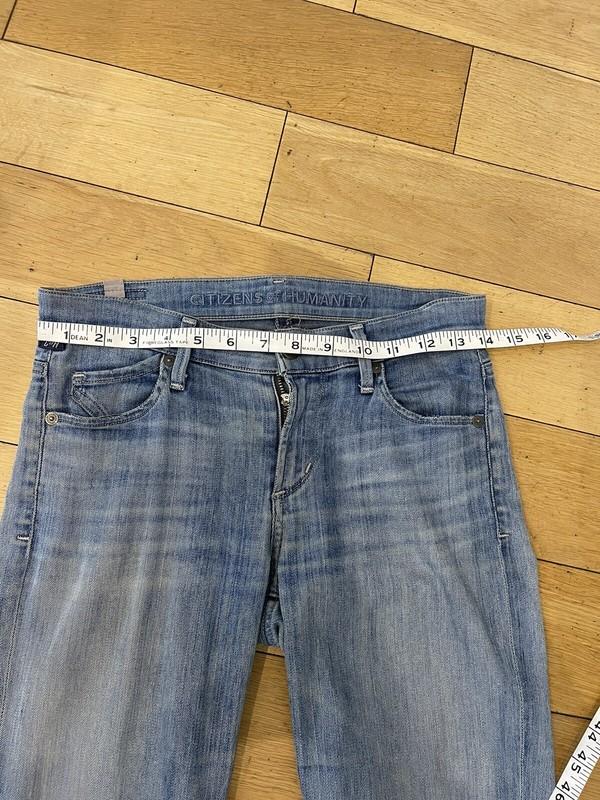 Citizens Of Humanity Women's Jeans W 25 In Blue Cotton Cropped