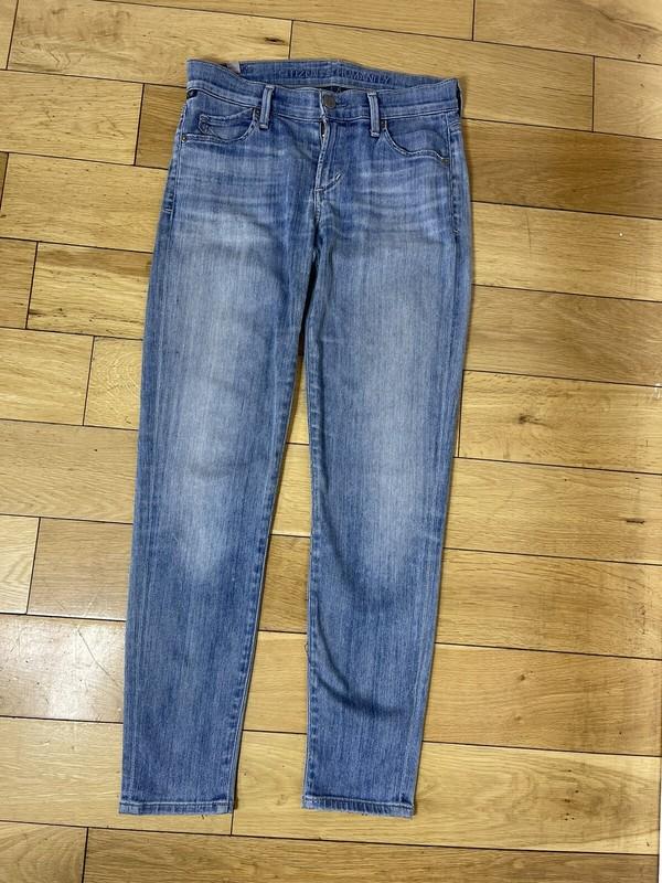 Citizens Of Humanity Women's Jeans W 25 in Blue Cotton Cropped