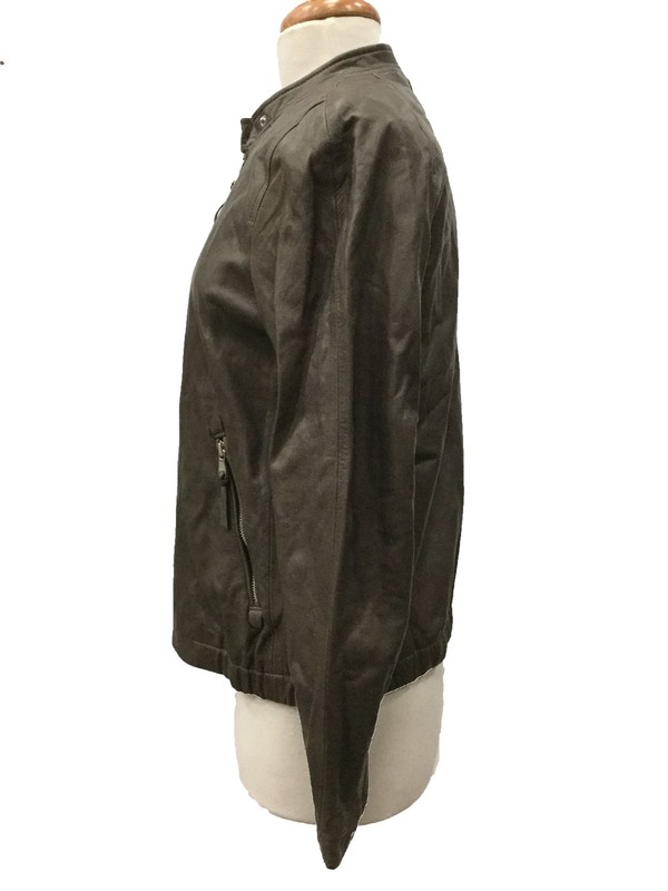 Coach Leather City Racer Jacket Women's Lined Full Zip 84299 $798