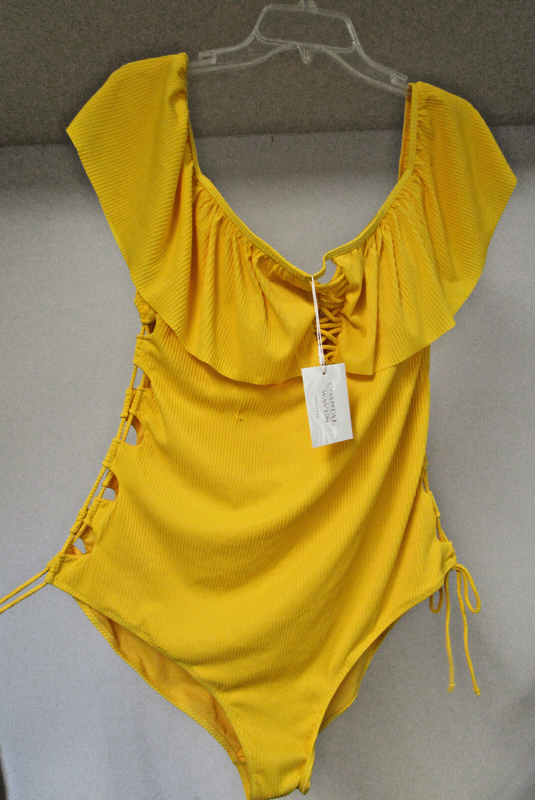 Coastal Waves Swimming Suit One Piece NWT Size 3X Swimwear