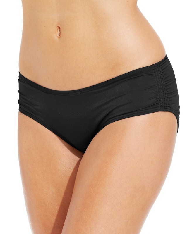 Coco Reef Ruched Hipster Bikini Bottoms Black Size XL