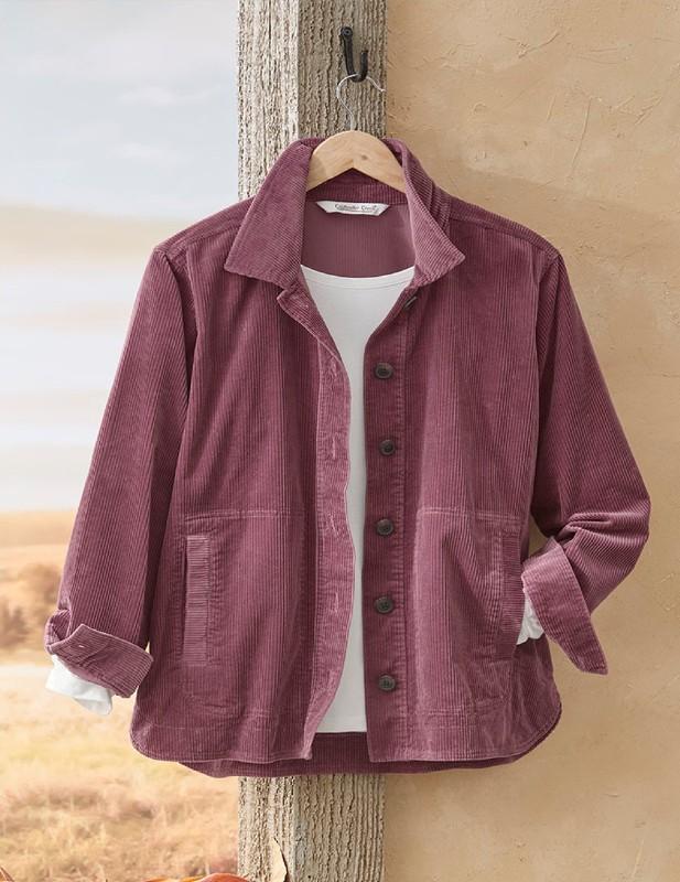 Coldwater Creek Braeburn Corduroy Shirt Jacket 3 color available