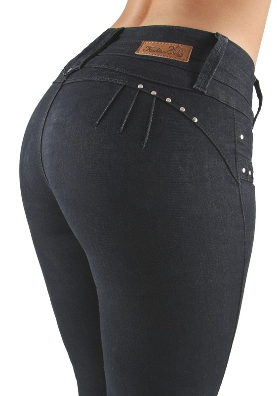 Colombian Design High Waist Butt Lift Levanta Cola Skinny Jeans