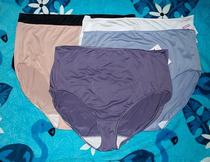 Colors ~ HANES Microfiber BRIEF Panties Size 8 or 10 NEW