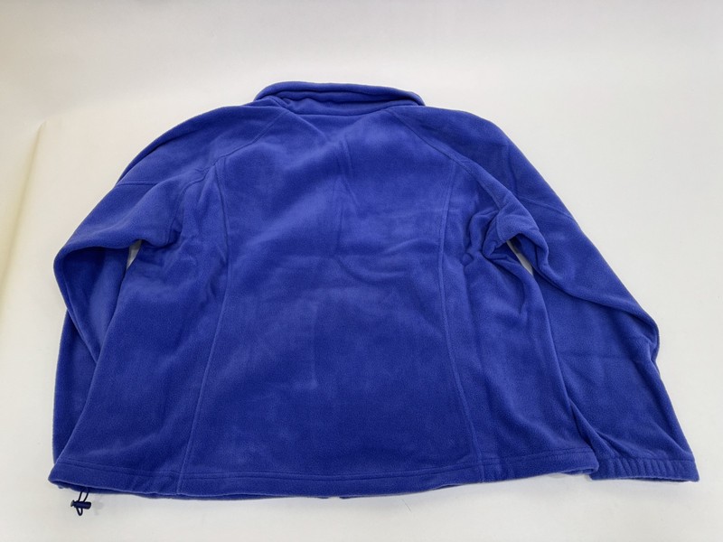 Columbia Benton Springs Full Zip Womens Fleece Jacket Blue Breathable Sz 3X NWT