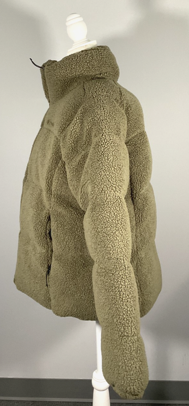 Columbia Puffect Sherpa Women's Size XL Stone Green Jacket NWOT