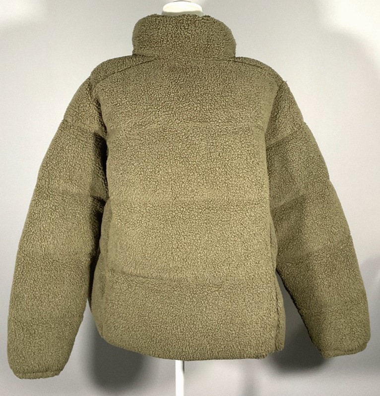 Columbia Puffect Sherpa Women's Size XL Stone Green Jacket NWOT