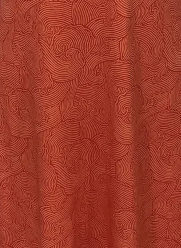 COLUMBIA RED SWIRL SLEEVELESS OMNI-FREEZE UPF50 PFG FREEZER III DRESS PLUS 1X