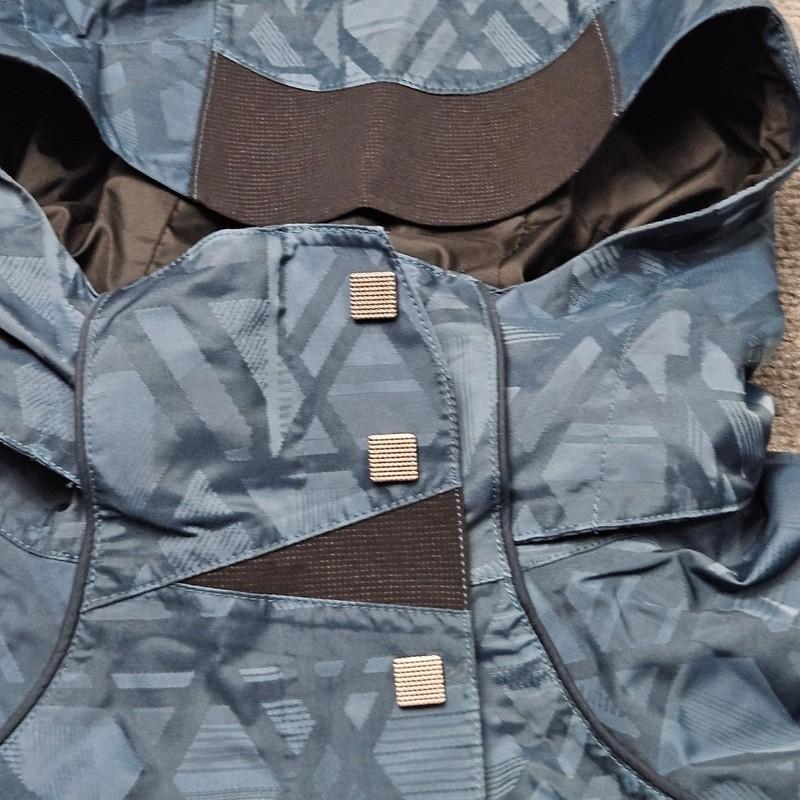 Columbia Titanium Prism Interchange Jacket Medium Blue Black Ski Snow Shell