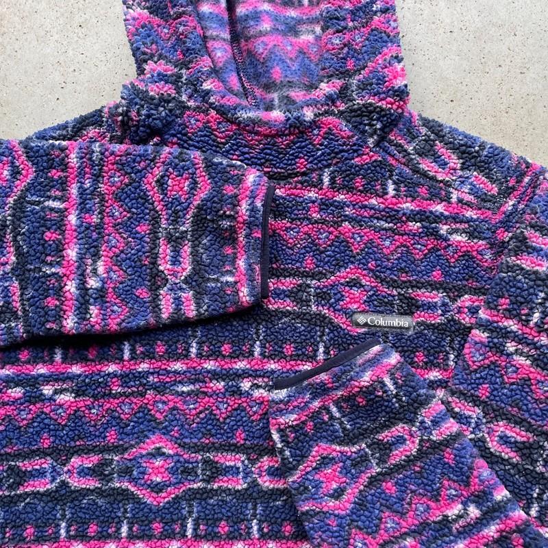 Columbia West Bend Hooded Fleece Dark Sapphire Women’s XL