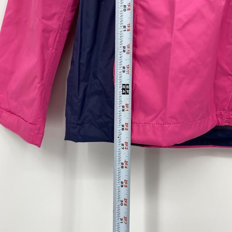 Columbia Women's Arcadia II Long Sleeve Rain Jacket Nylon Pink Size L