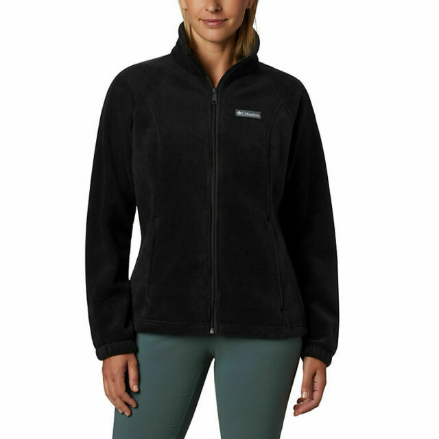 Columbia Women's Benton Springs Full Zip Fleece Jacket M - Black