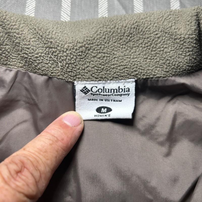 COLUMBIA Women's Full Zip Fleece Vest Size Medium