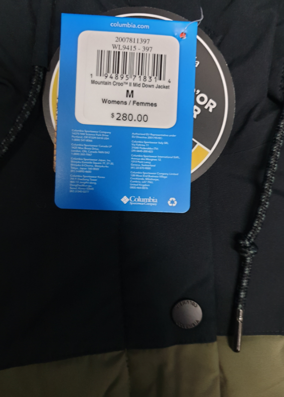 Columbia - Women's Mountain Croo II Waterproof Hooded Mid Down Jacket