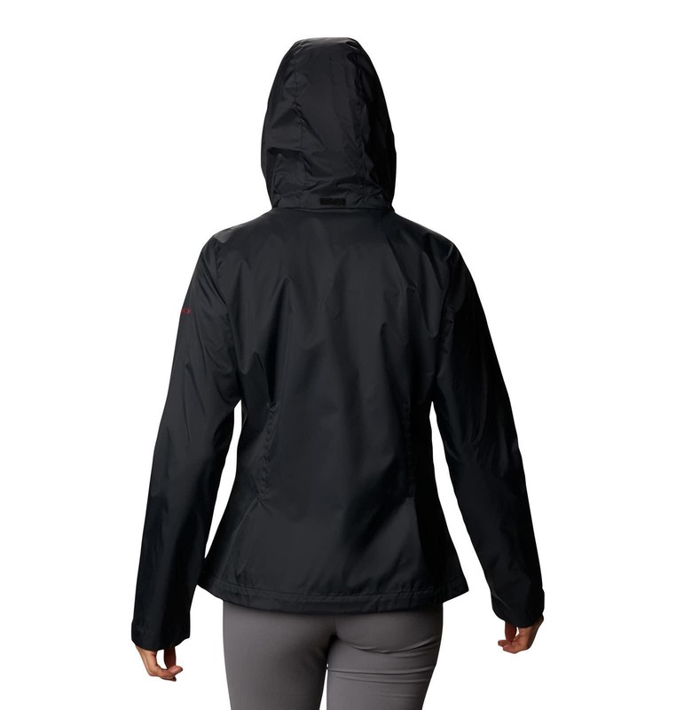 Columbia Women's Oklahoma Sooners Waterproof Hooded Jacket Black Large