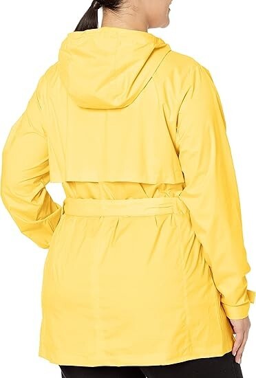 Columbia Women's Pardon My Trench Water-Resistant Rain Jacket Sz XXL Yellow