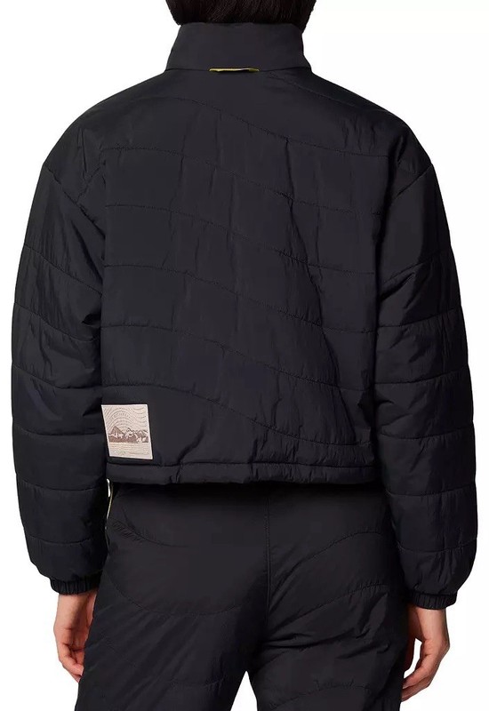 Columbia Women's Wallowa Insulated Cropped Jacket SZ Large NWT $130 Black