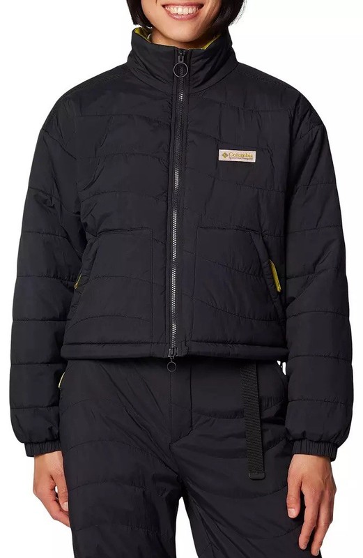 Columbia Women's Wallowa Insulated Cropped Jacket SZ Large NWT $130 Black