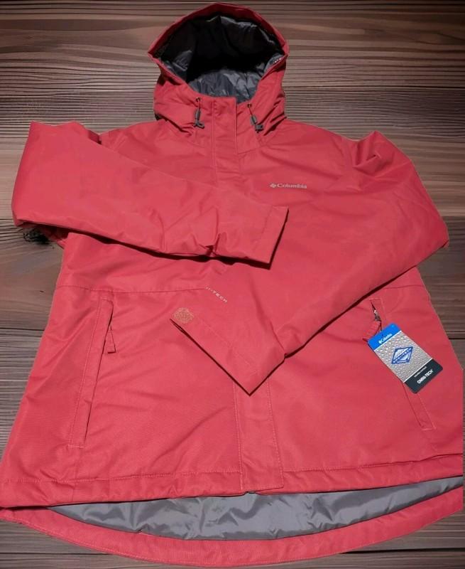 Columbia Womens Omni heat Waterprof Hood View Exs Insulated Hooded Jacket Sz Med