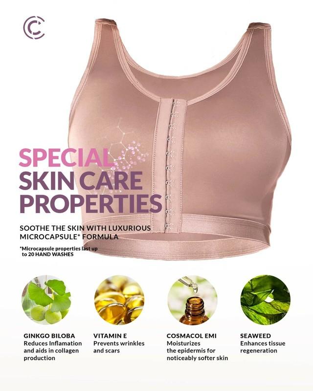 Compression Bra Post Surgery Bra Special BRAEEZ Post Surgical Bra CURVEEZ