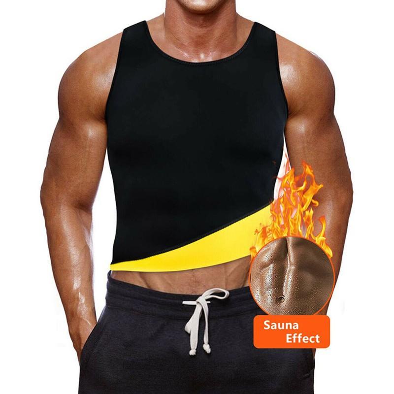 Compression Shirt for Men - Fat Loss & Defines Abs Muscle Recovery Sweat Vest