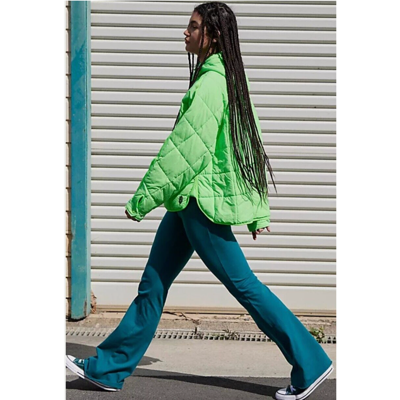 Copied - Free People Pippa Packable Pullover Puffer Jacket Large Lime