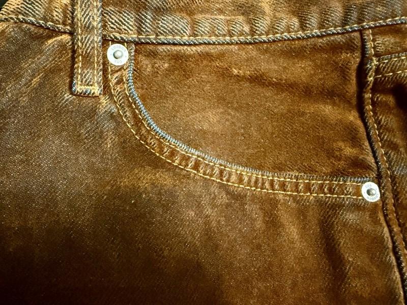 COS Crushed Velvet Rust Color Straight Jeans Sz 30 Worn Once Excellent Condition