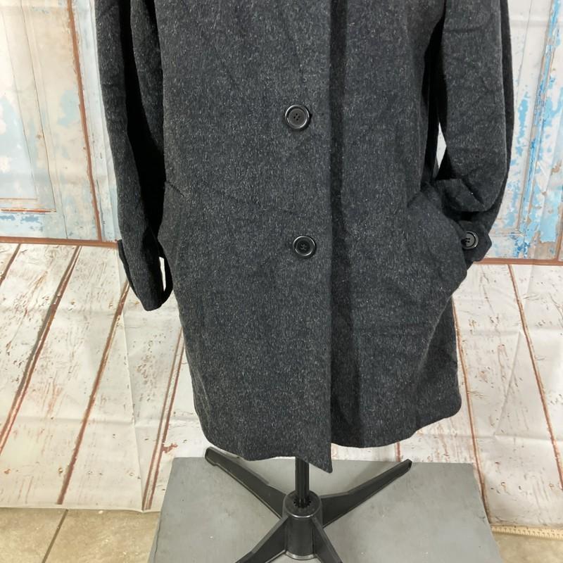 Countess Sara 100% Wool Coat Womens Size 8 Black Warm