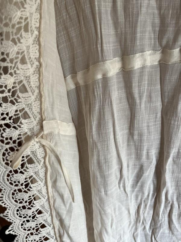 Coverup Ivory Lace Open Sides One Size