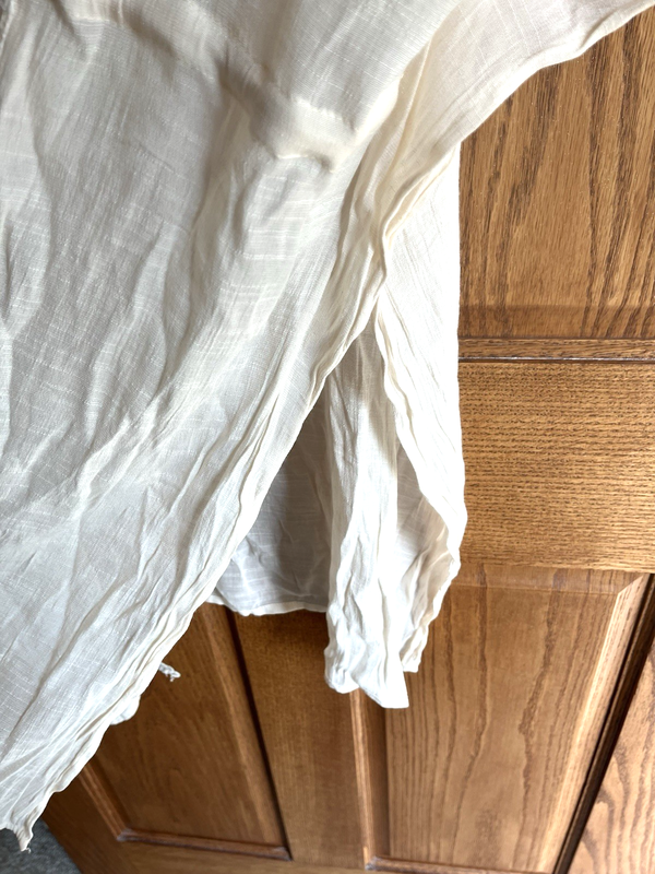 Coverup Ivory Lace Open Sides One Size