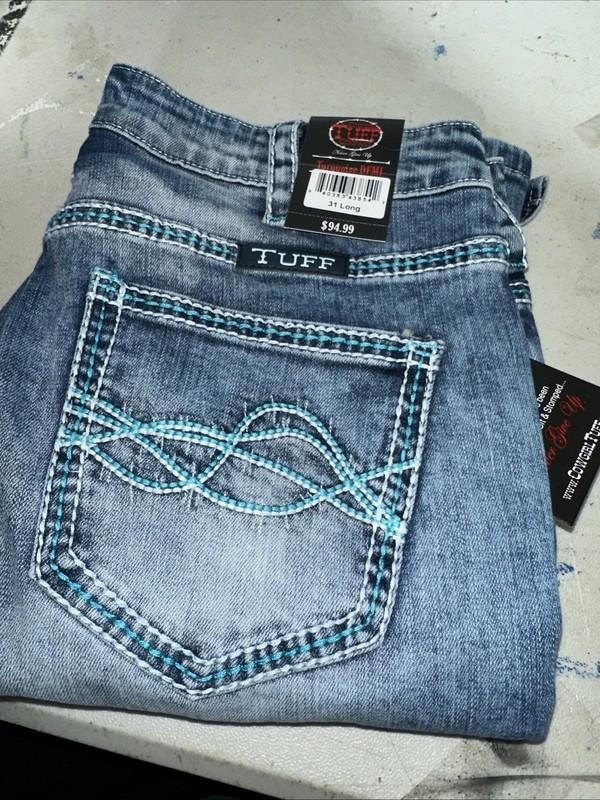 Cowgirl Tuff Women’s Jeans Turquoise DFMI Various Sizes Please Inquire
